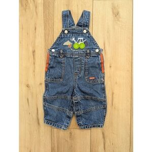 Vintage Fisher-Price Overalls with Tractor Design